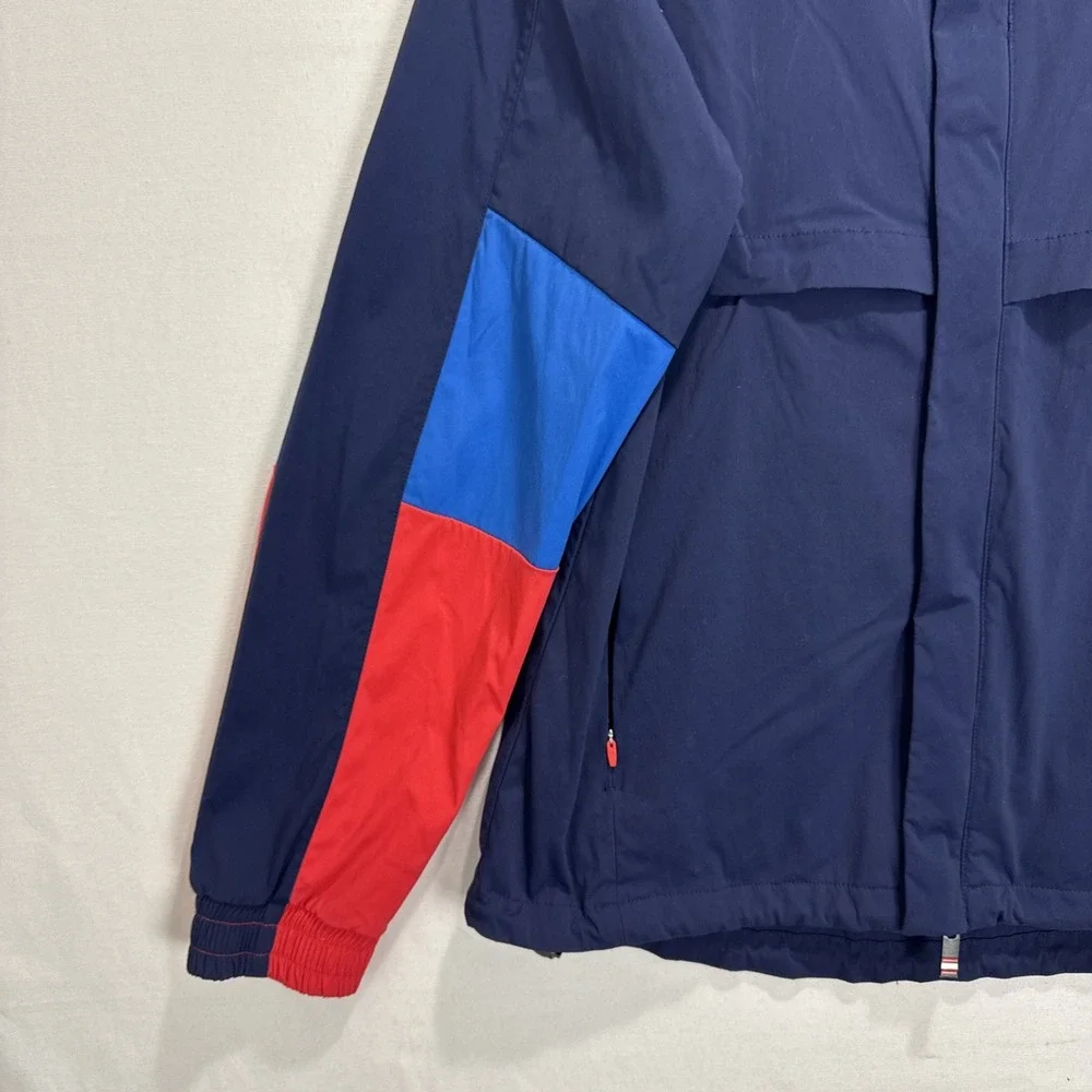 Wilson Montrose Track Full Zip Windbreaker Jacket Mens‎ sz S Blue